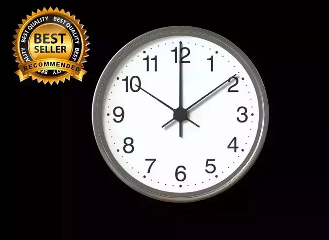 Wall clock 3D model