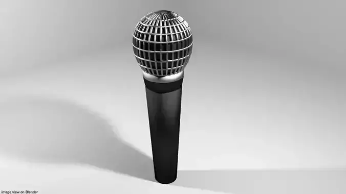 Microphone - Type 1 3D model