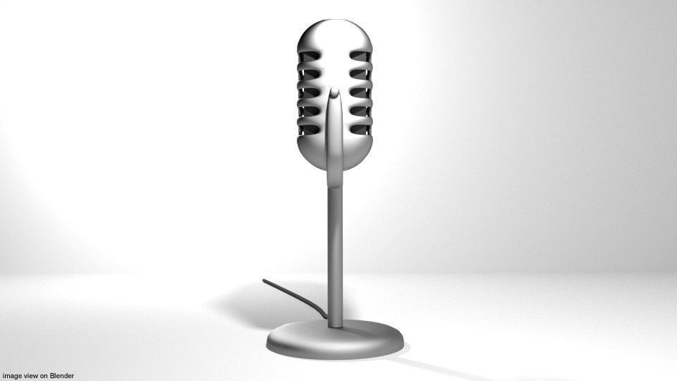 Microphone - Type 3 3D model_2