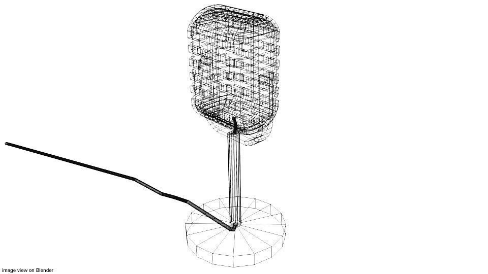 Microphone - Type 3 3D model_3