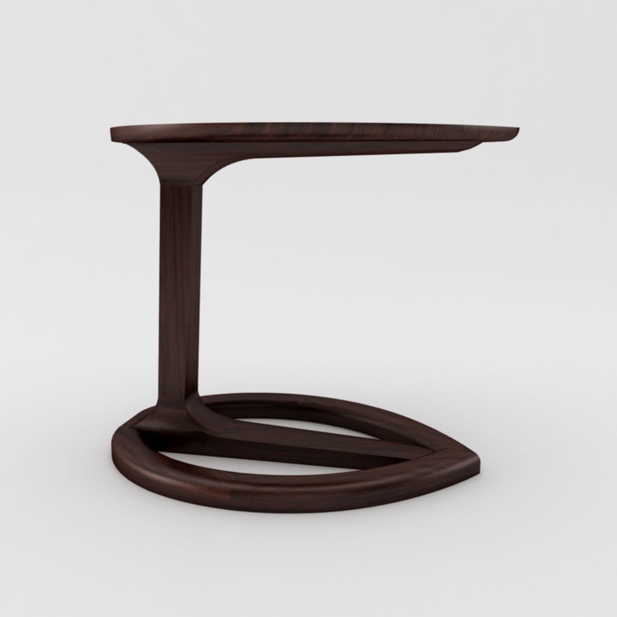 Coffee Table Leaves Low-poly 3D model_5