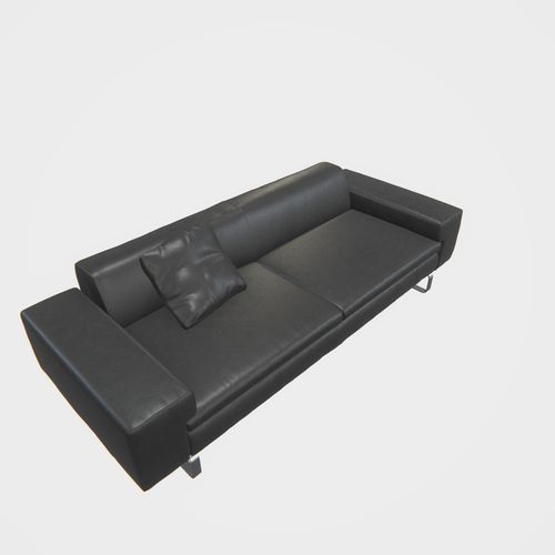 Highly detailed Arflex Moods sofa PBR 3D model