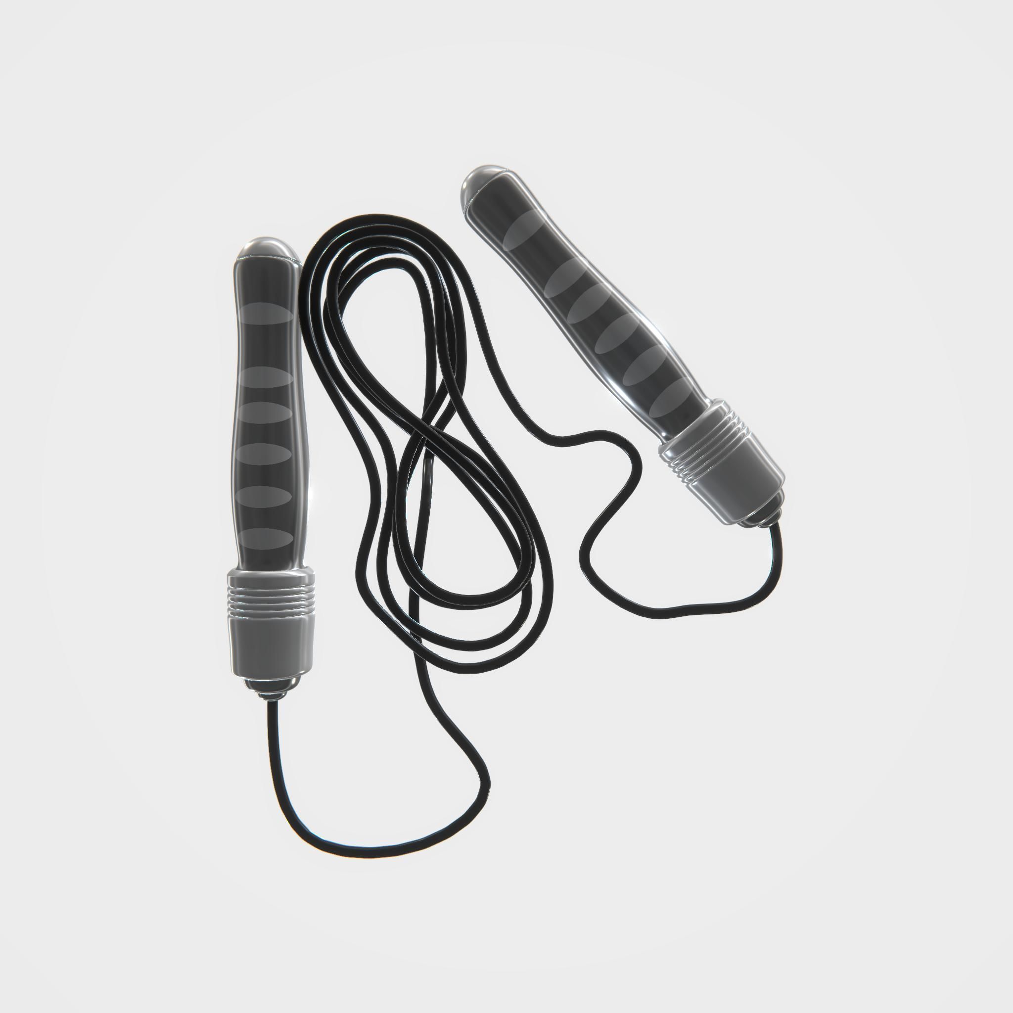 Highly detailed Jumping Rope PBR 3D model | CGTrader