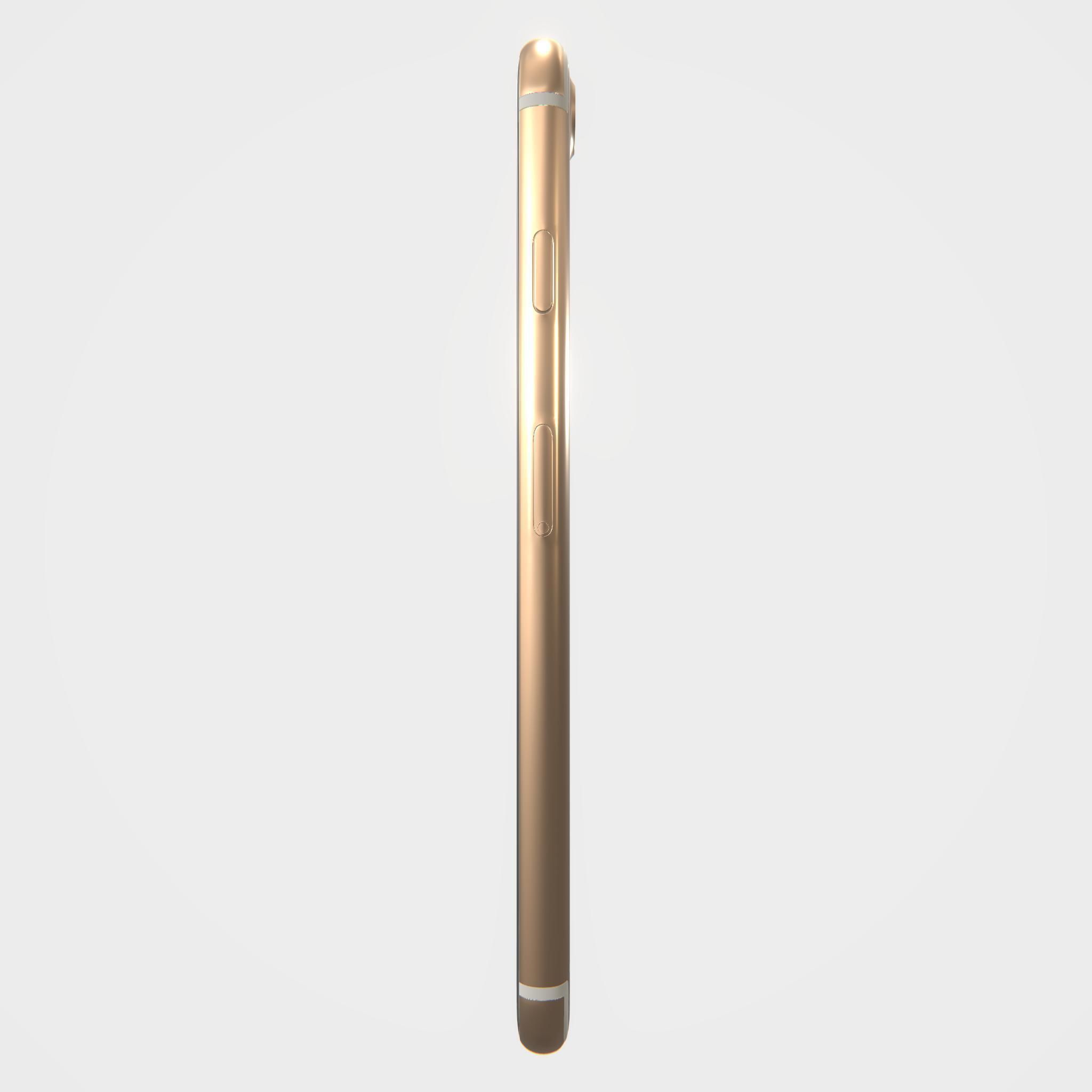 Highly detailed Iphone7 Gold PBR 3D model_6