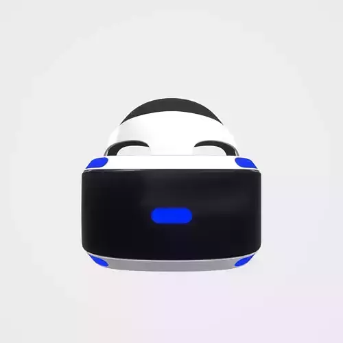 Highly detailed Playstation VR headset PBR