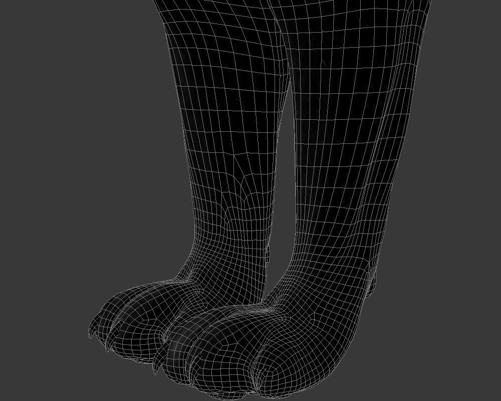 Panther-animations panther 3D model_7