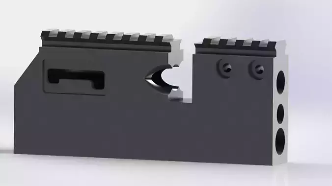 Dawson air rifle receiver Free 3D model