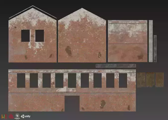 HIE Game Ready brick style Warehouse D180419