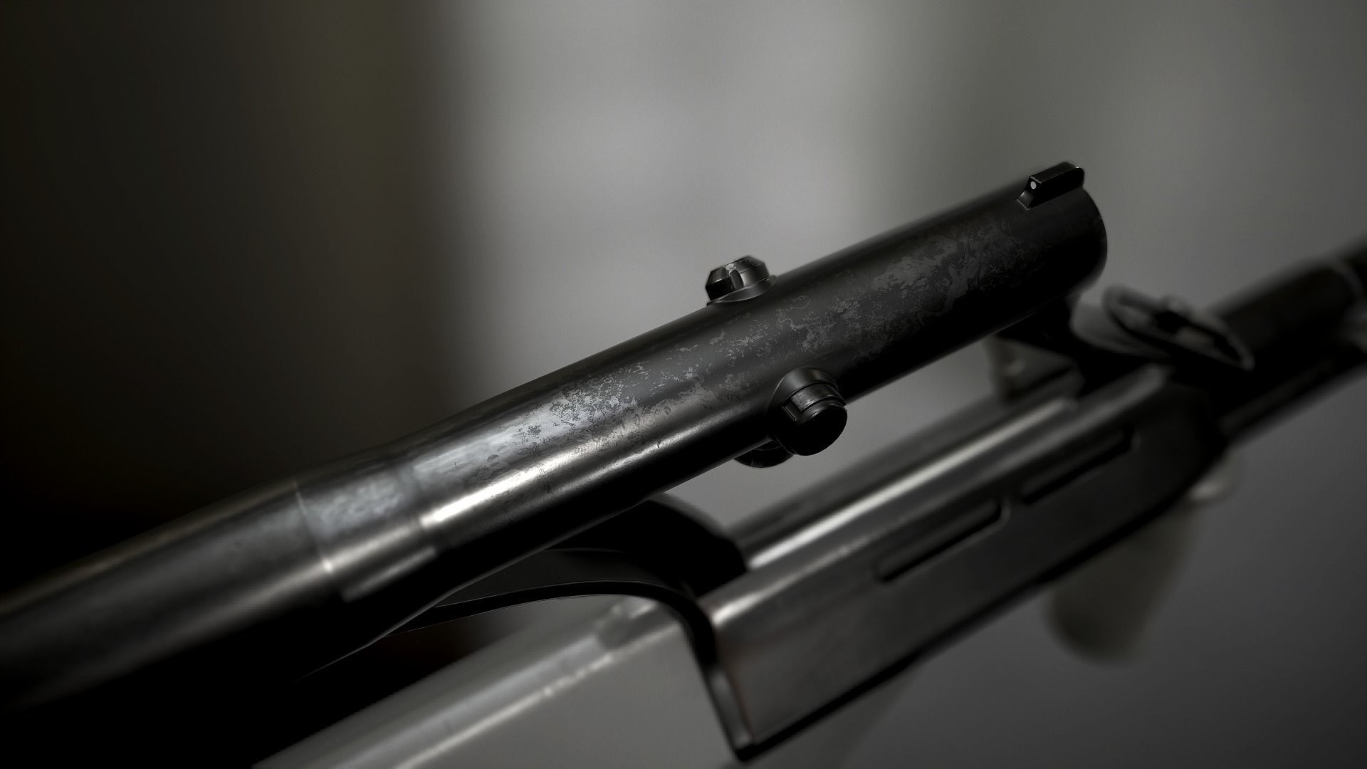 Steyr Aug PBR Low-poly 3D model_4