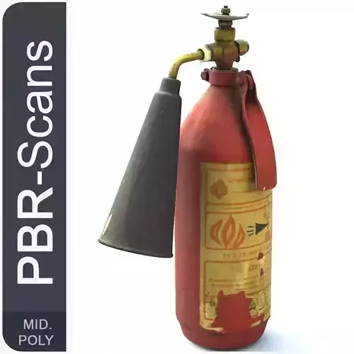 Fire extinguisher2 middle poly