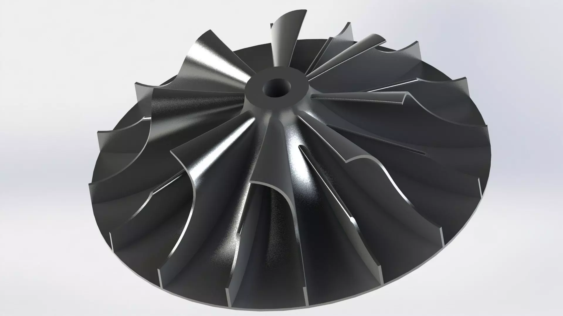 Impeller turbine wheel Free 3D model_0