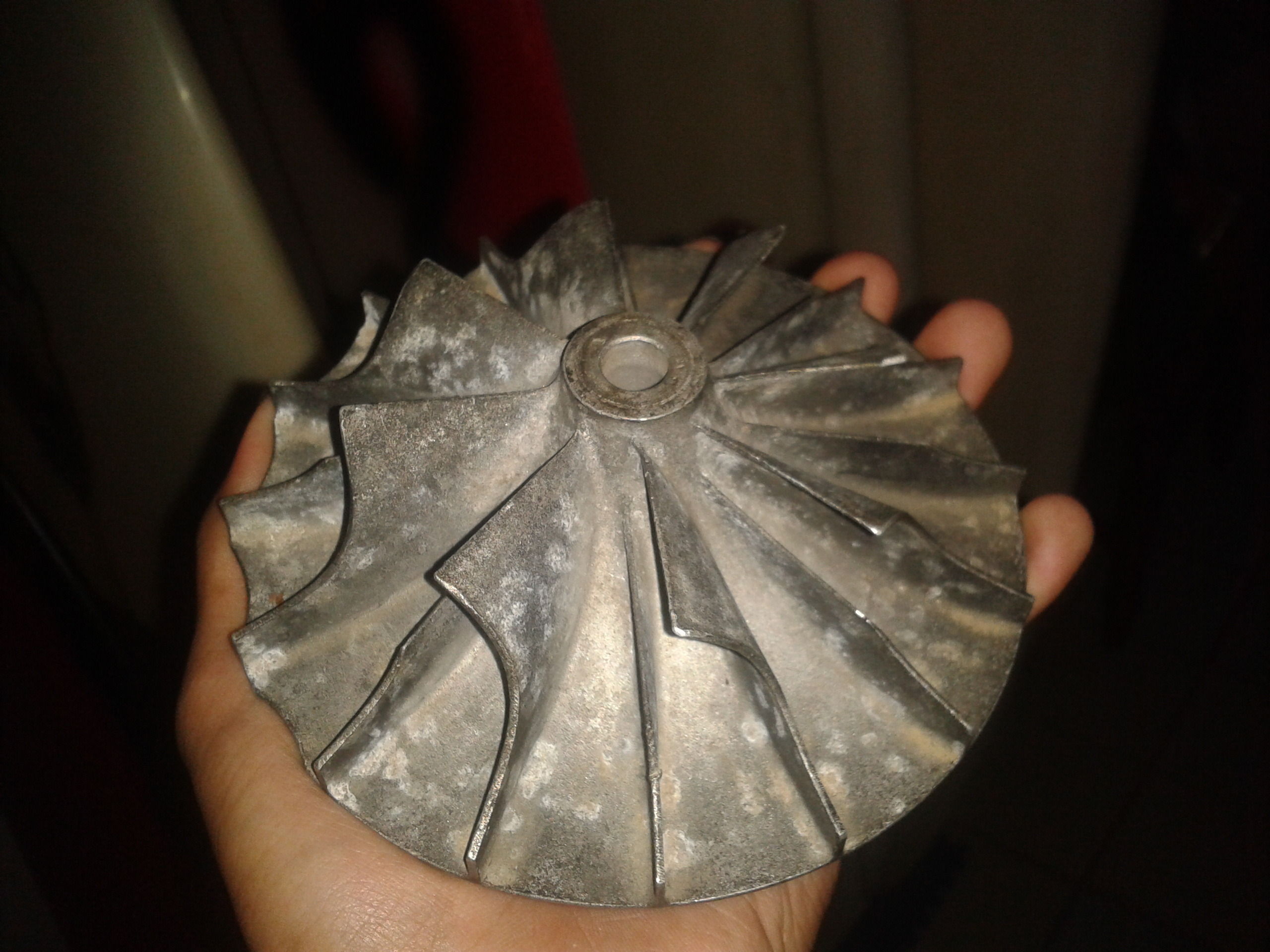 Impeller turbine wheel Free 3D model_1