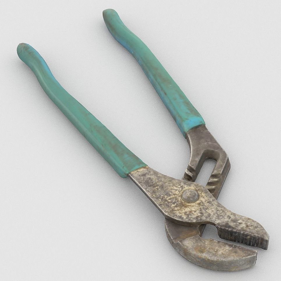 Collection old tools PBR 3D model_40