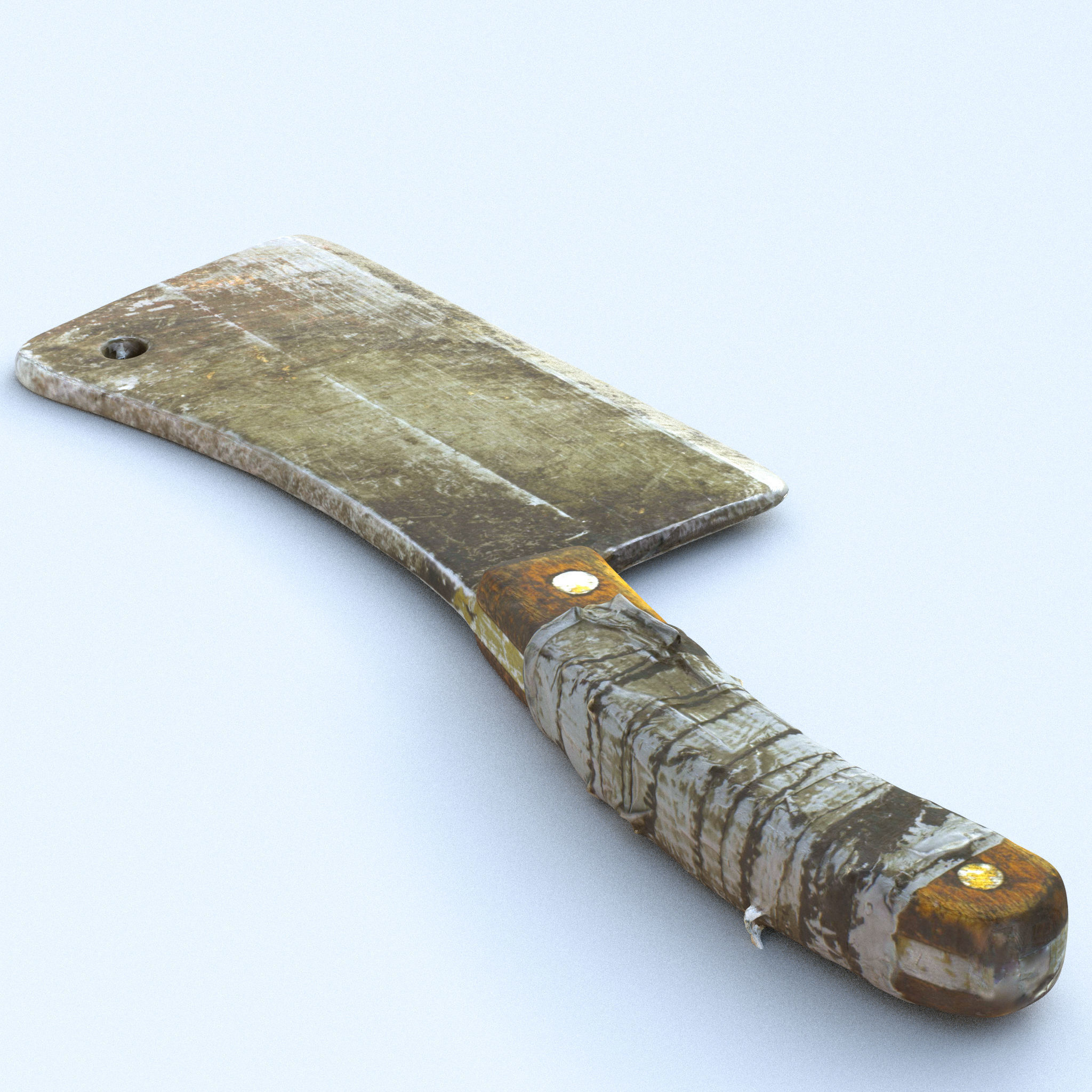 Collection old tools PBR 3D model_33