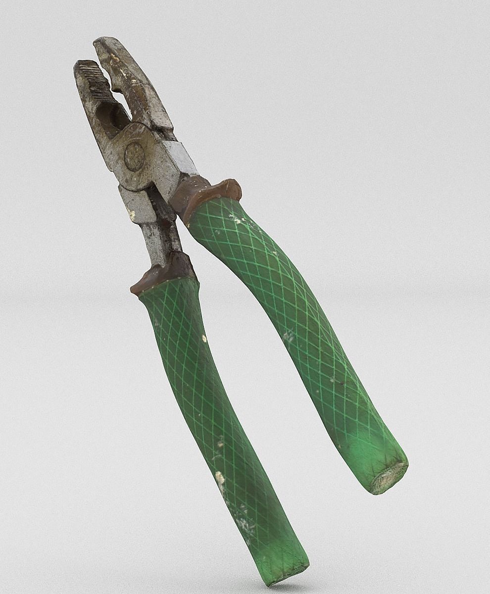 Collection old tools PBR 3D model_32