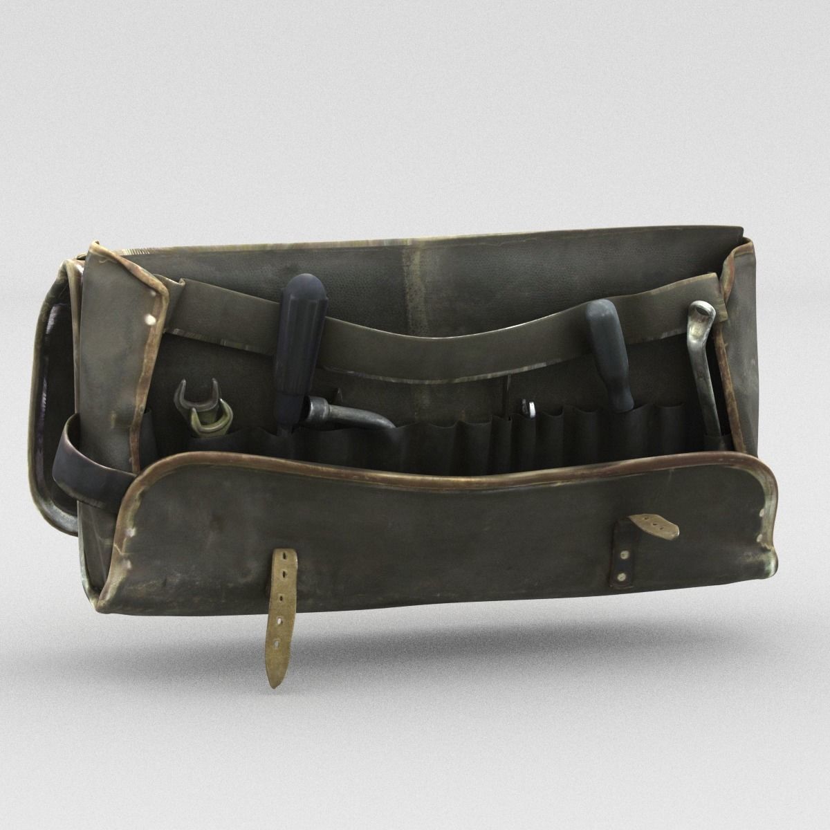 Collection old tools PBR 3D model_26