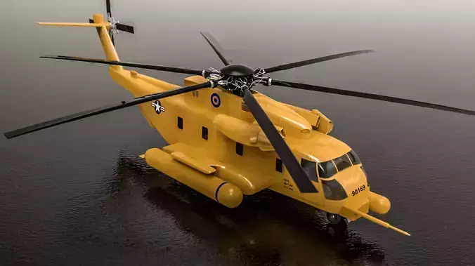 Sikorsky MH-53 Pavelow 3D model