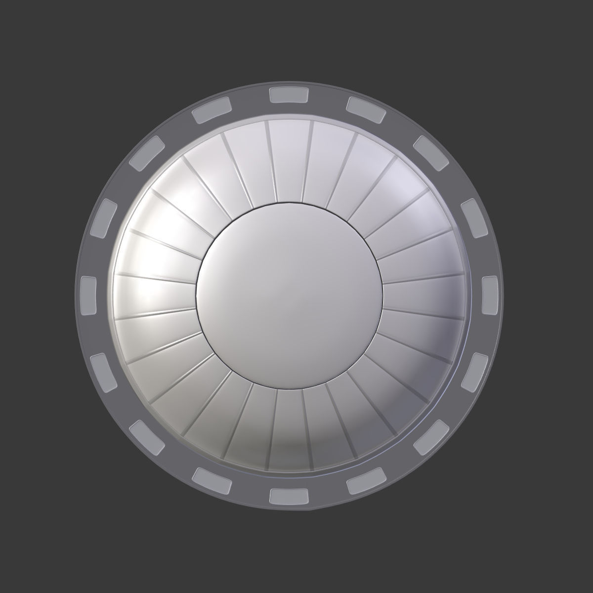 Dome - Mall - Stadium - Complex  -- Exterior Low-poly 3D model_3