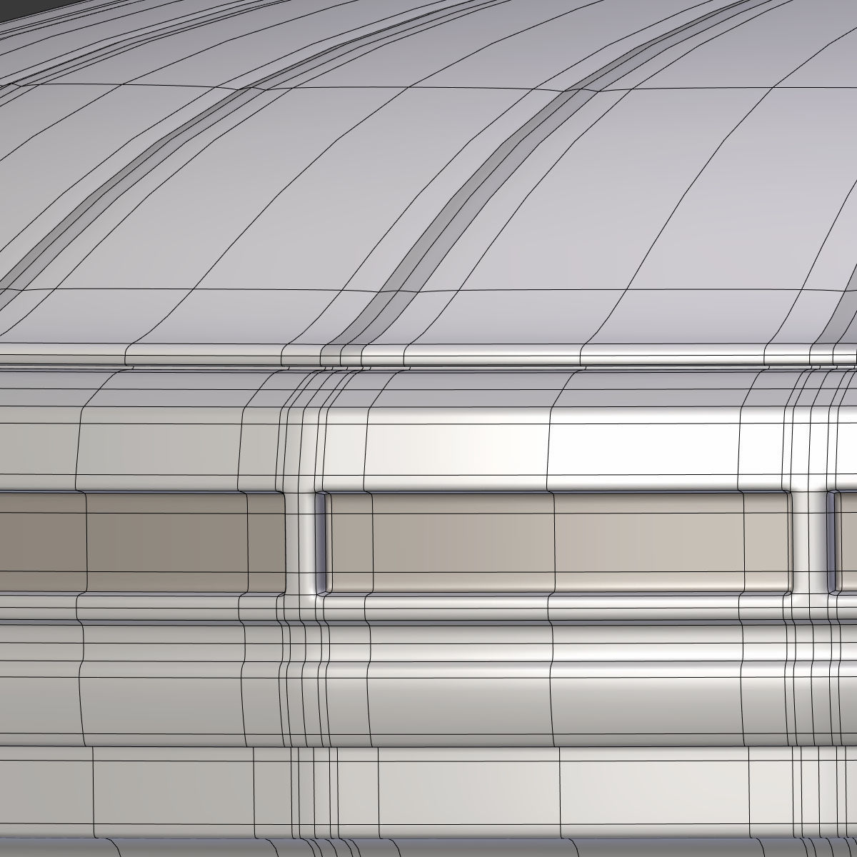 Dome - Mall - Stadium - Complex  -- Exterior Low-poly 3D model_14