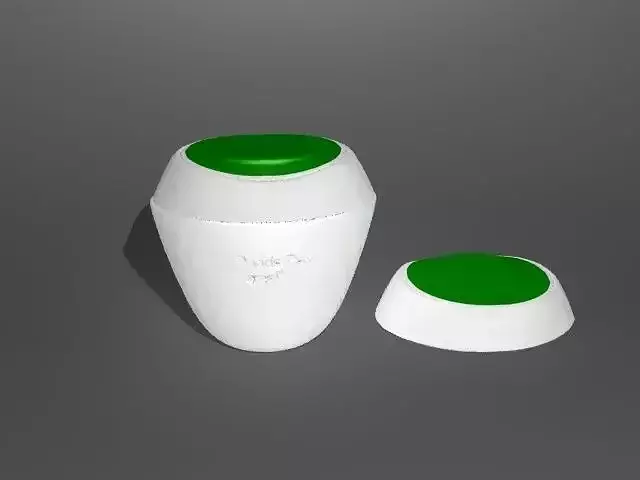 Cream toilet seat with button