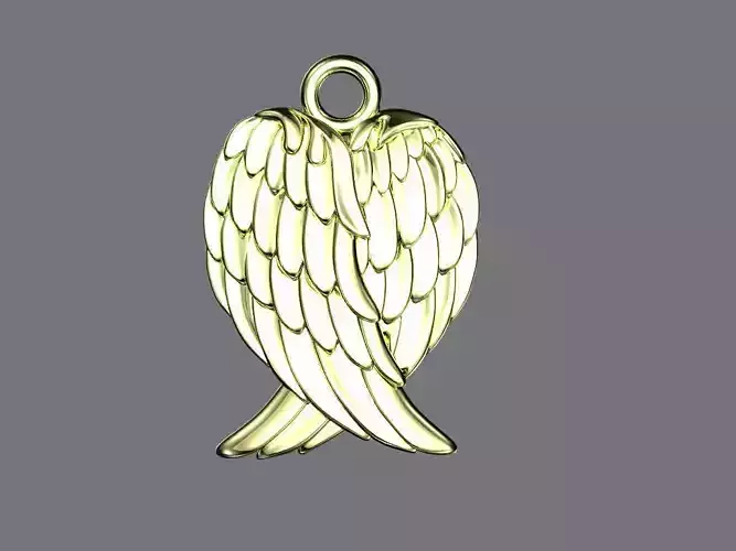 Angel wings pendant