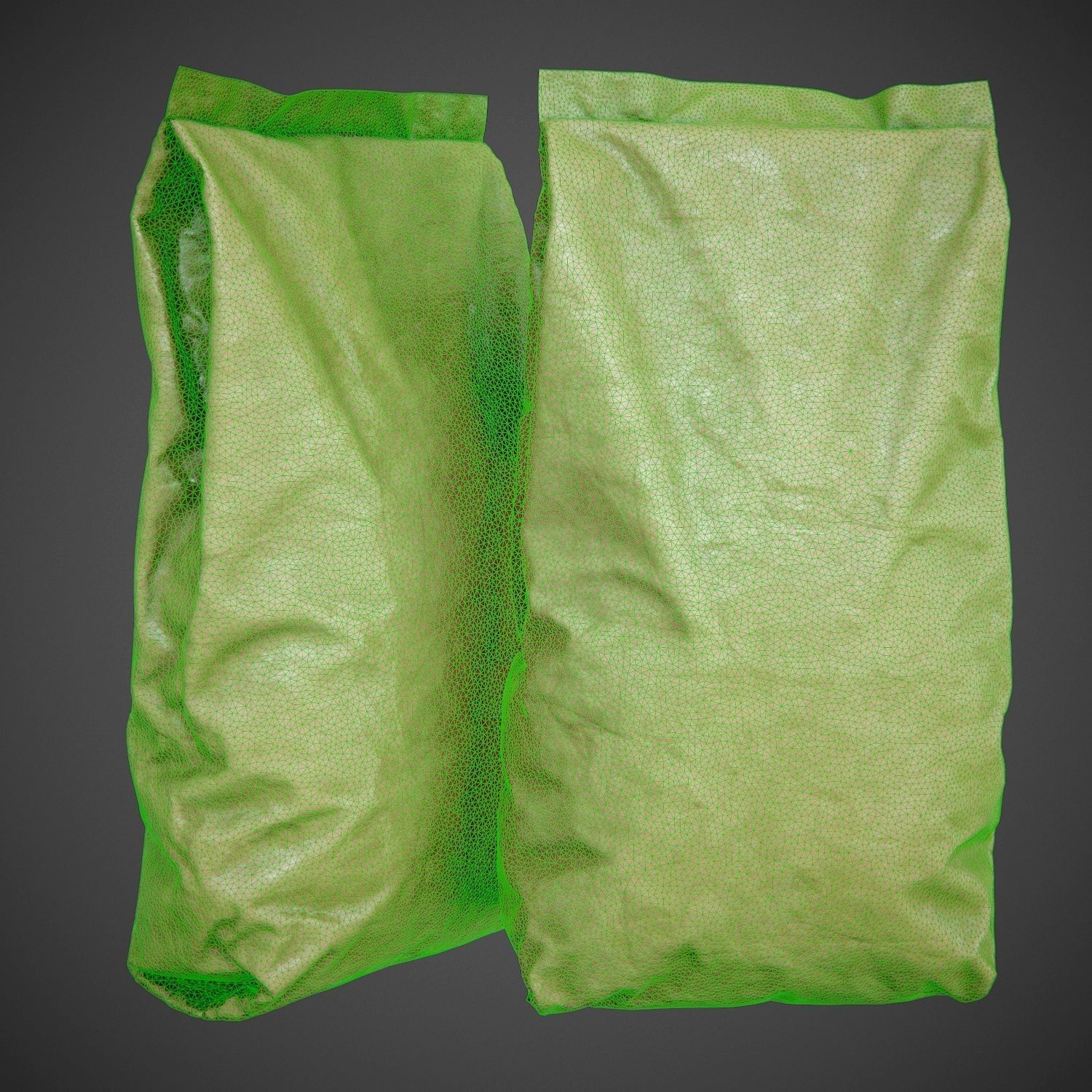 paper bag - PBR 3D model_1