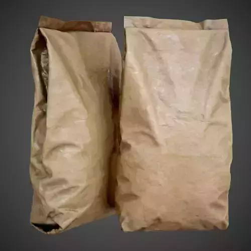 paper bag - PBR 3D model
