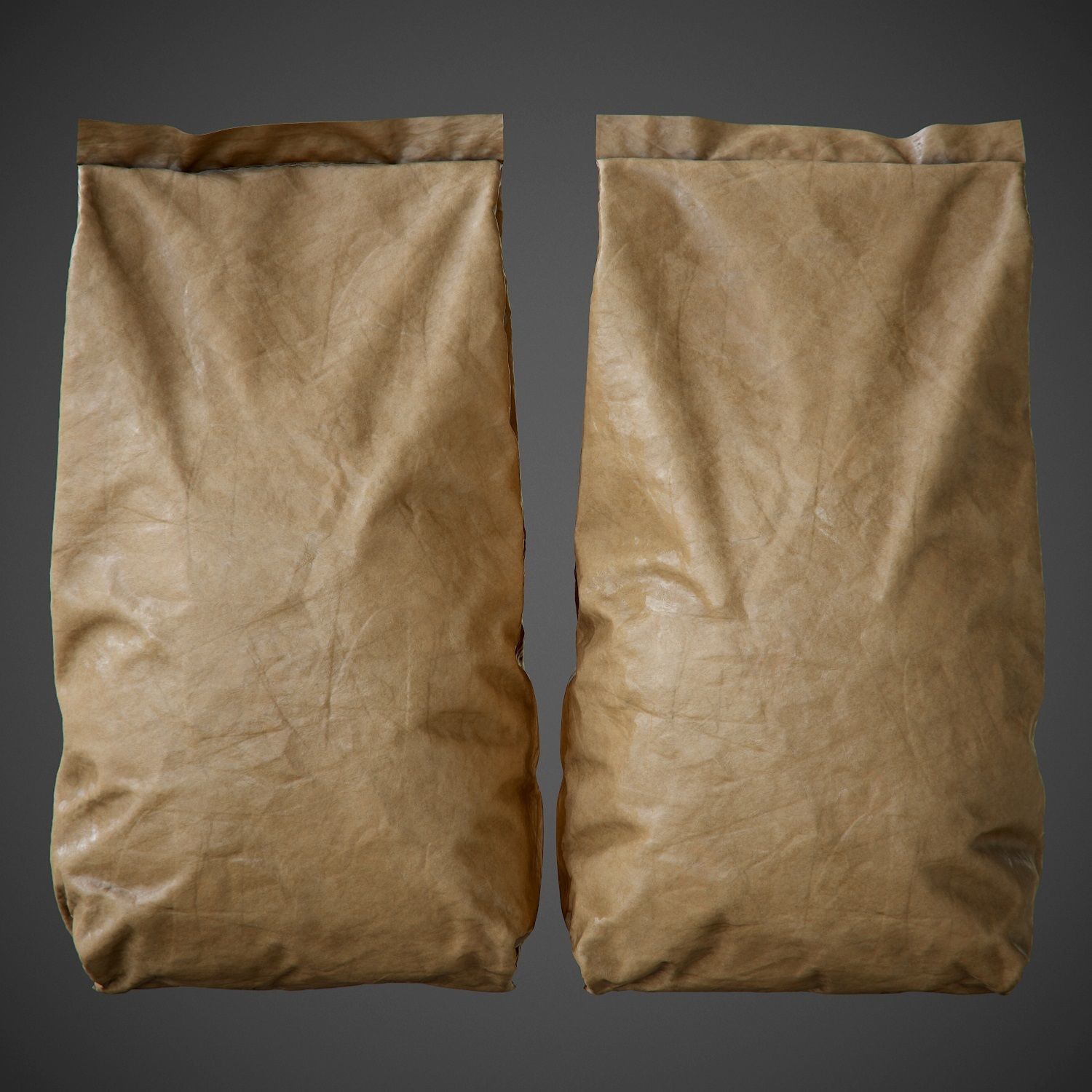 paper bag - PBR 3D model_4