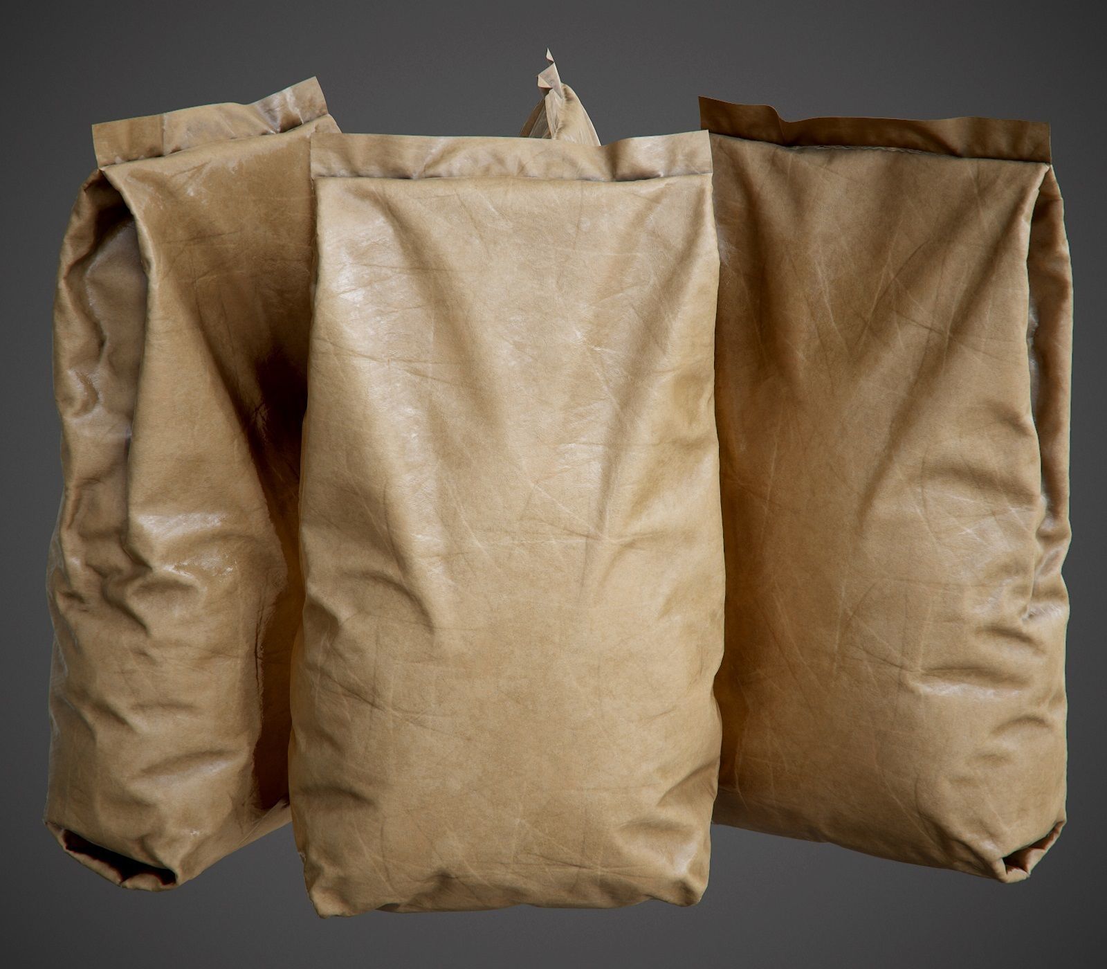 paper bag - PBR 3D model_3