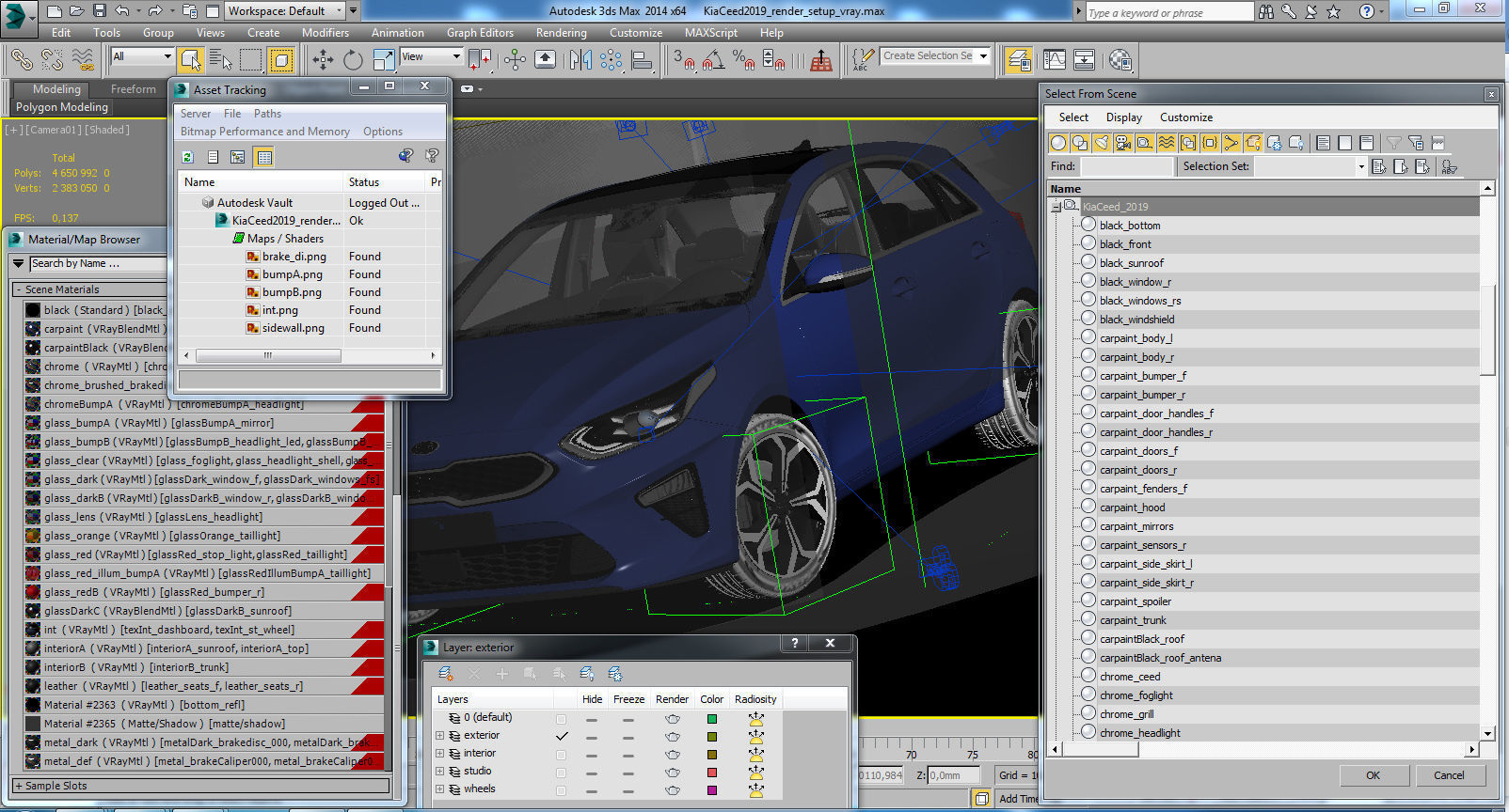 Kia Ceed 2019 3D model_22