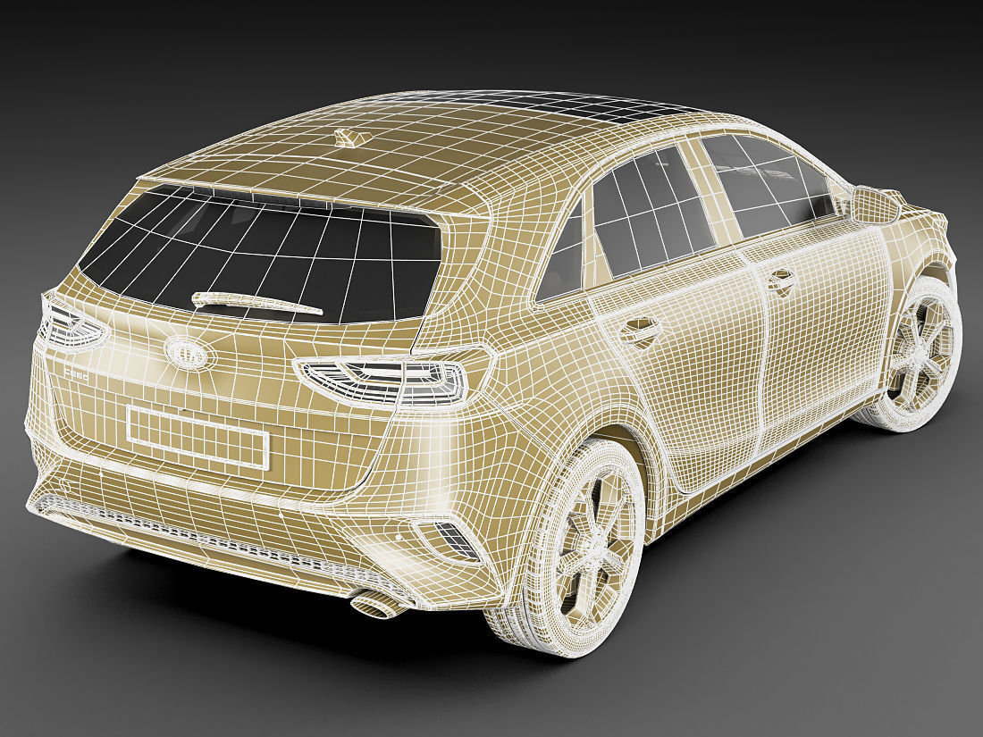 Kia Ceed 2019 3D model_20