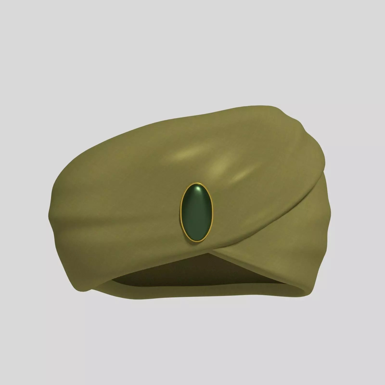 Arabic - Indian Turban - Crown Low-poly 3D model