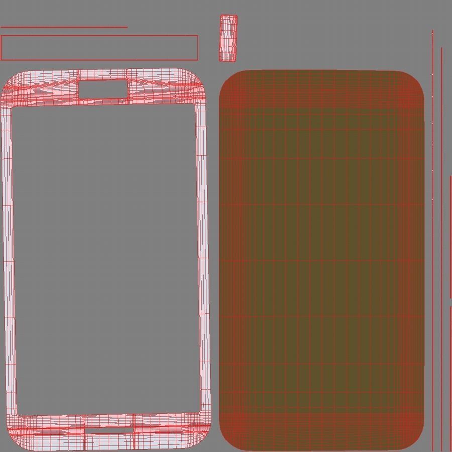 Phone and Hedphones Set 3D model_8