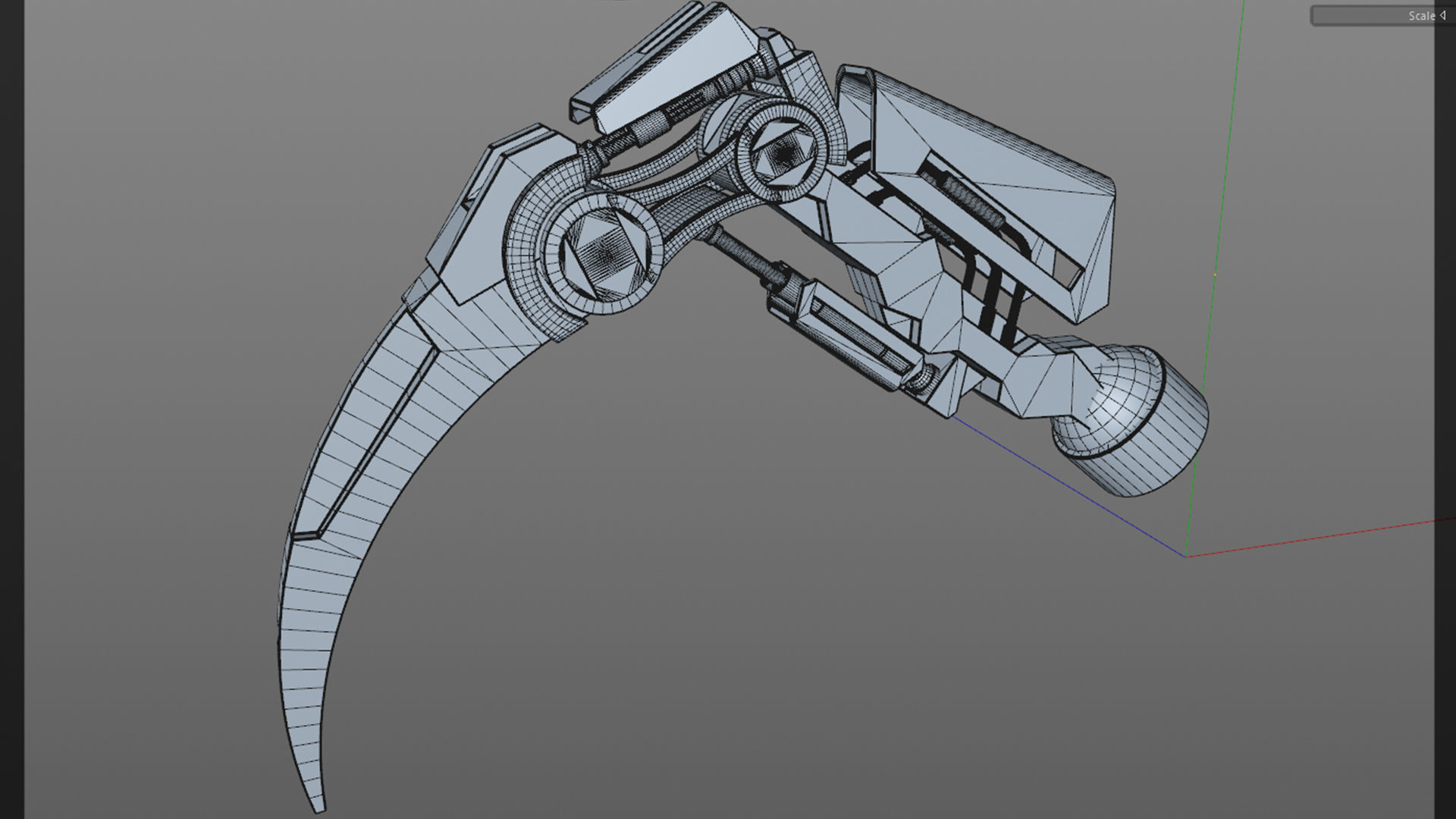 Robot Leg 3D model_9