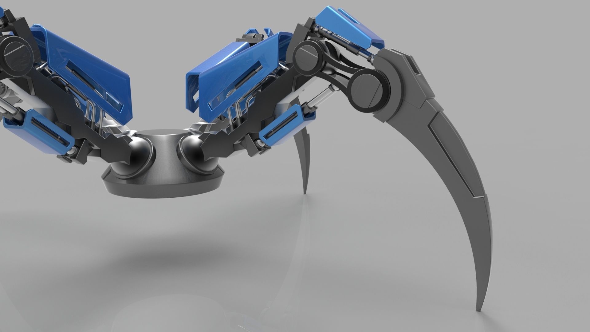 Robot Leg 3D model_5