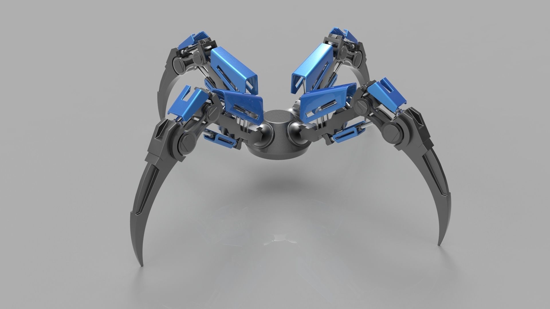 Robot Leg 3D model_3