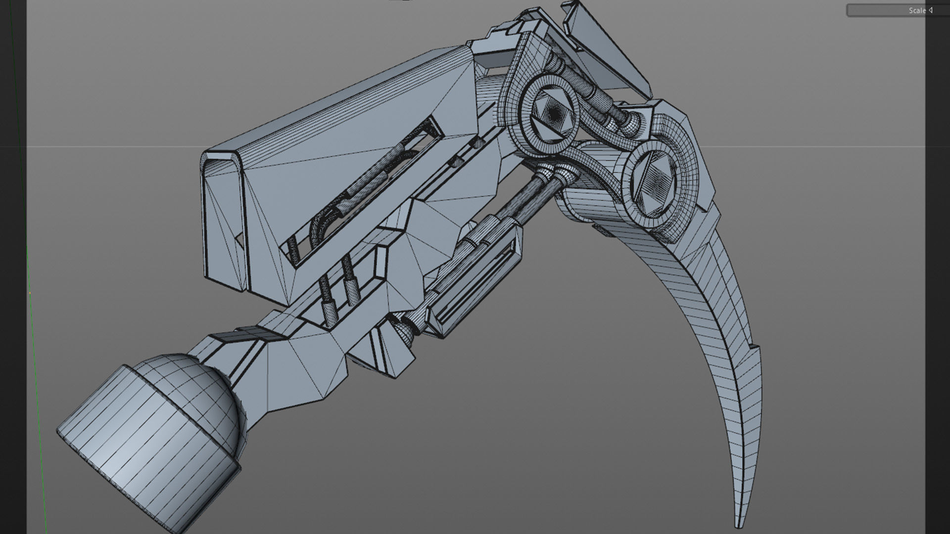 Robot Leg 3D model_8