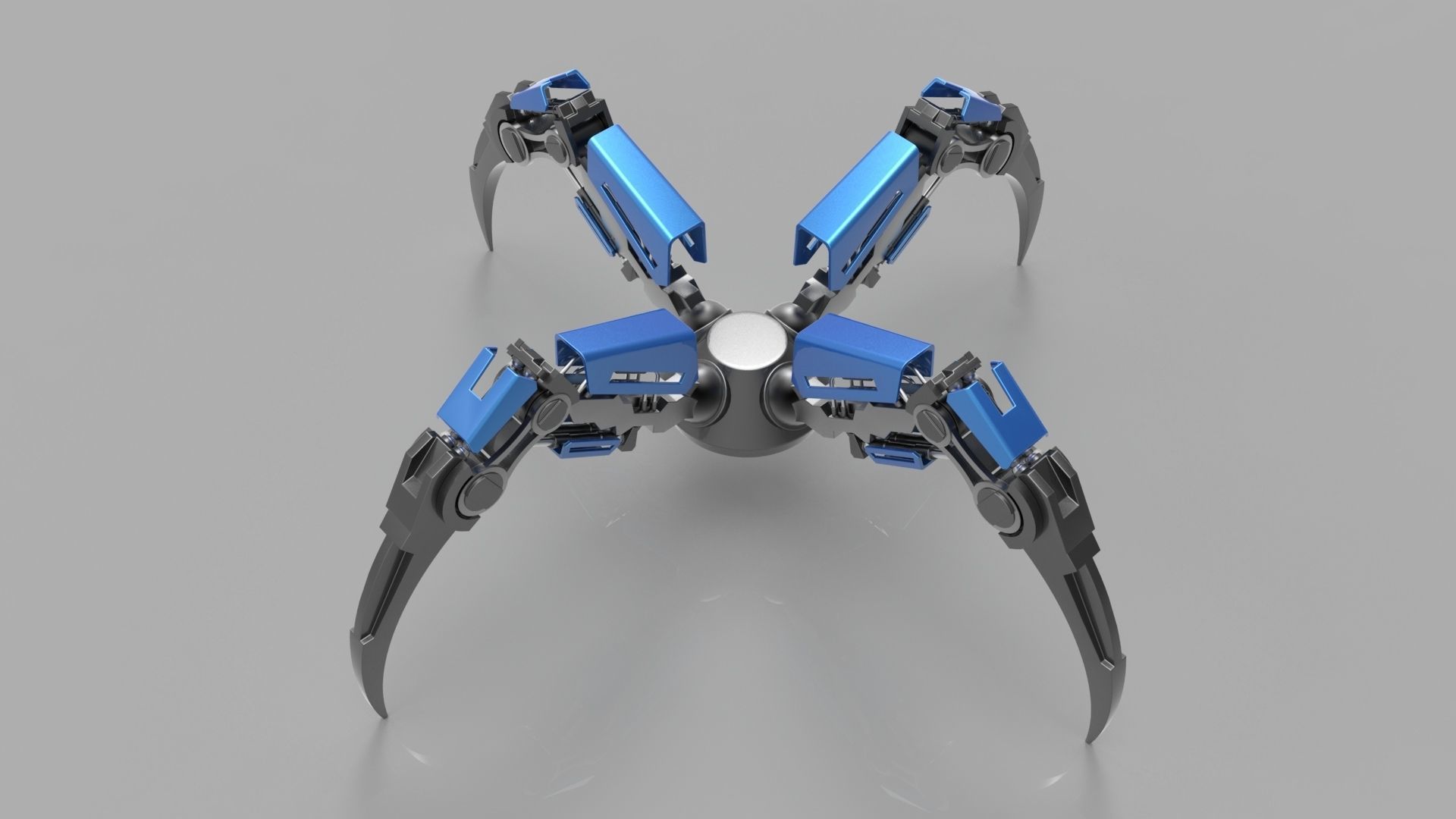 Robot Leg 3D model_4