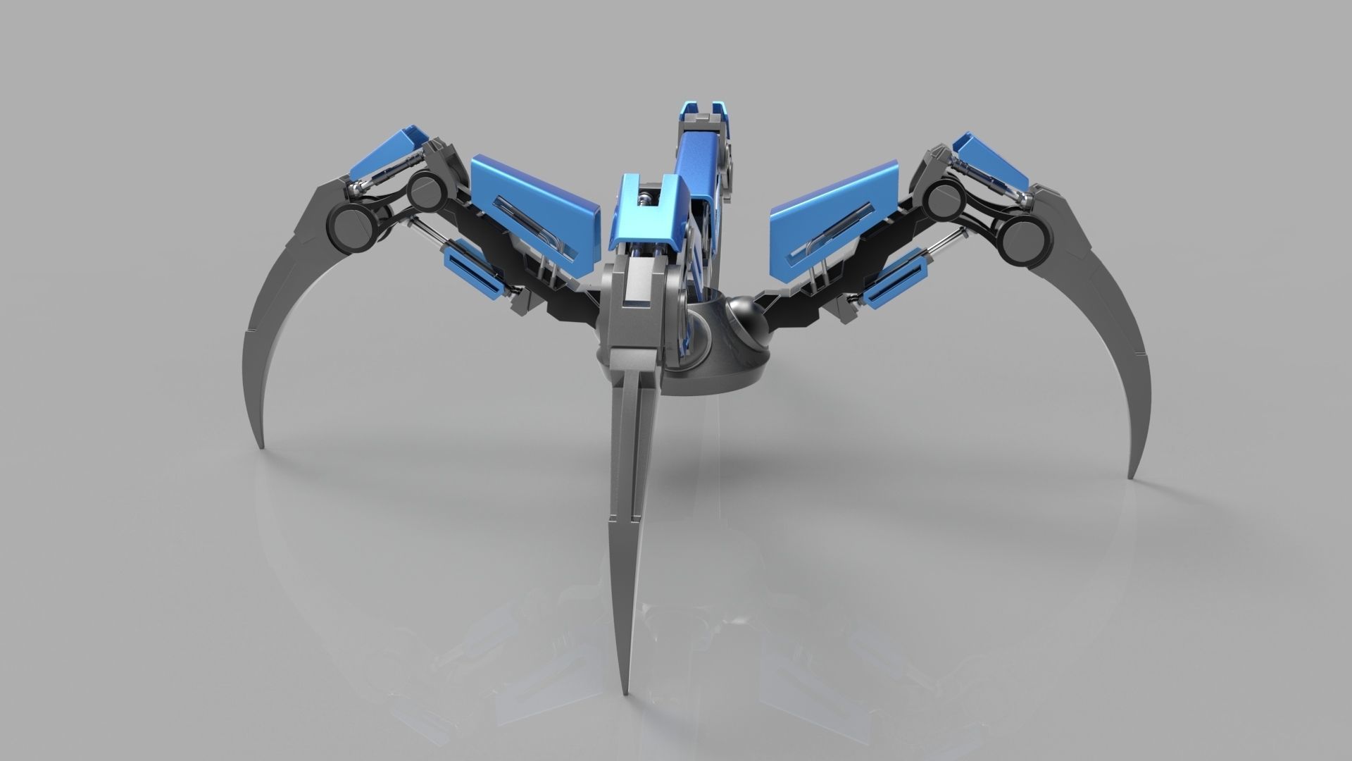 Robot Leg 3D model_1