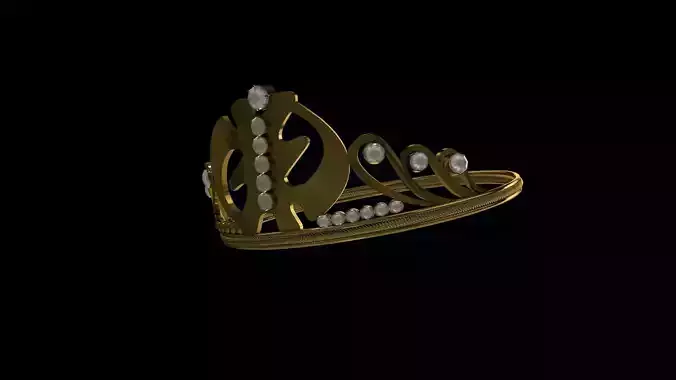 Miss Ghana Crown Model all year round 3D model