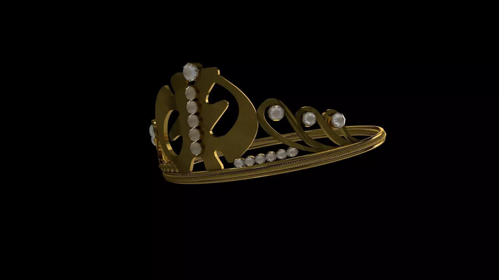 Miss Ghana Crown Model all year round 3D model_0