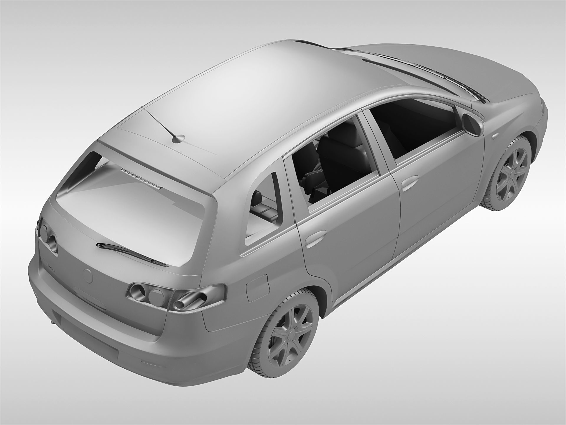 Fiat Croma 2005 - 2007 3D model_8
