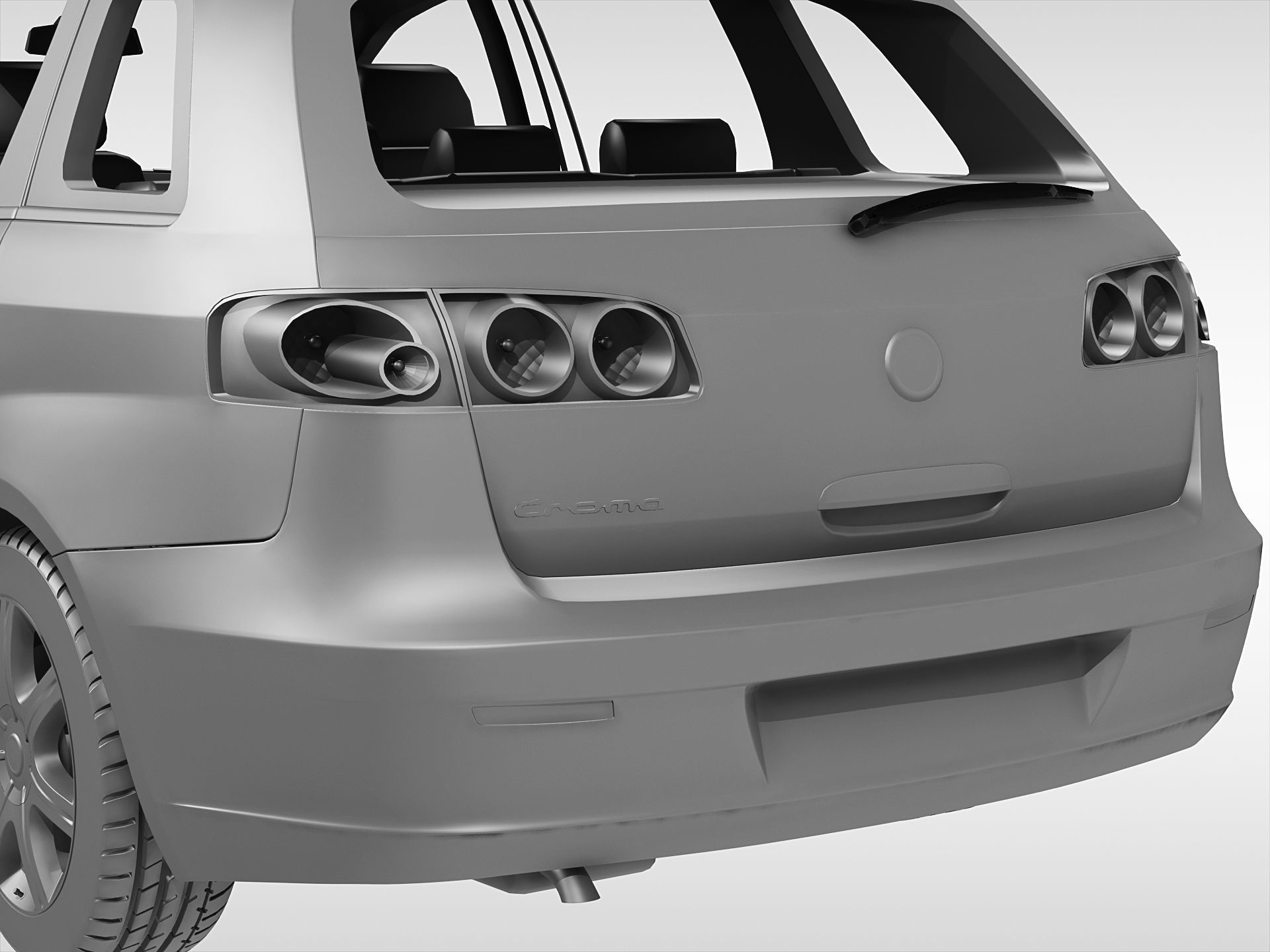 Fiat Croma 2005 - 2007 3D model_10
