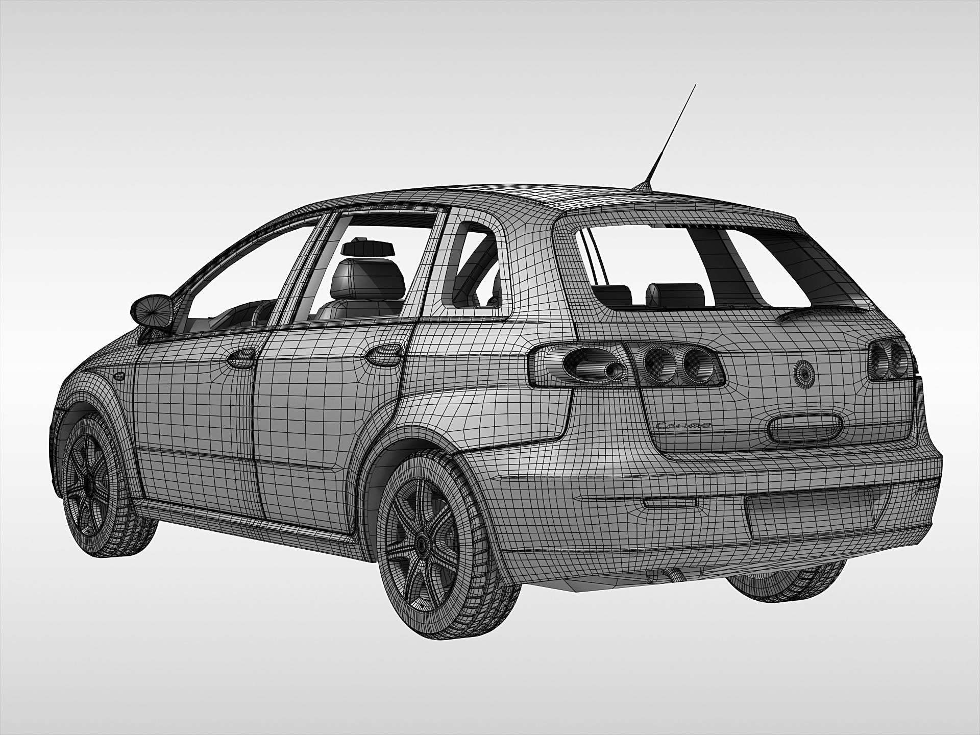 Fiat Croma 2005 - 2007 3D model_12