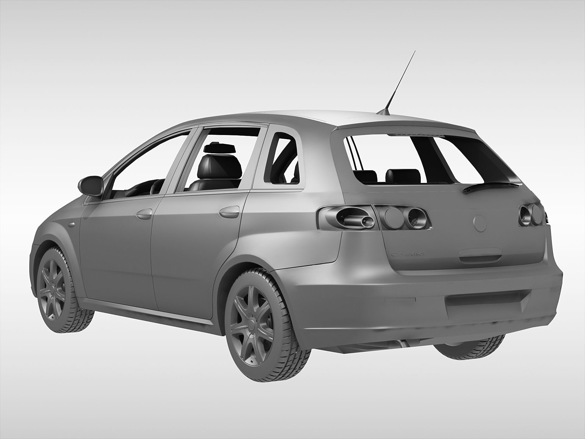 Fiat Croma 2005 - 2007 3D model_7