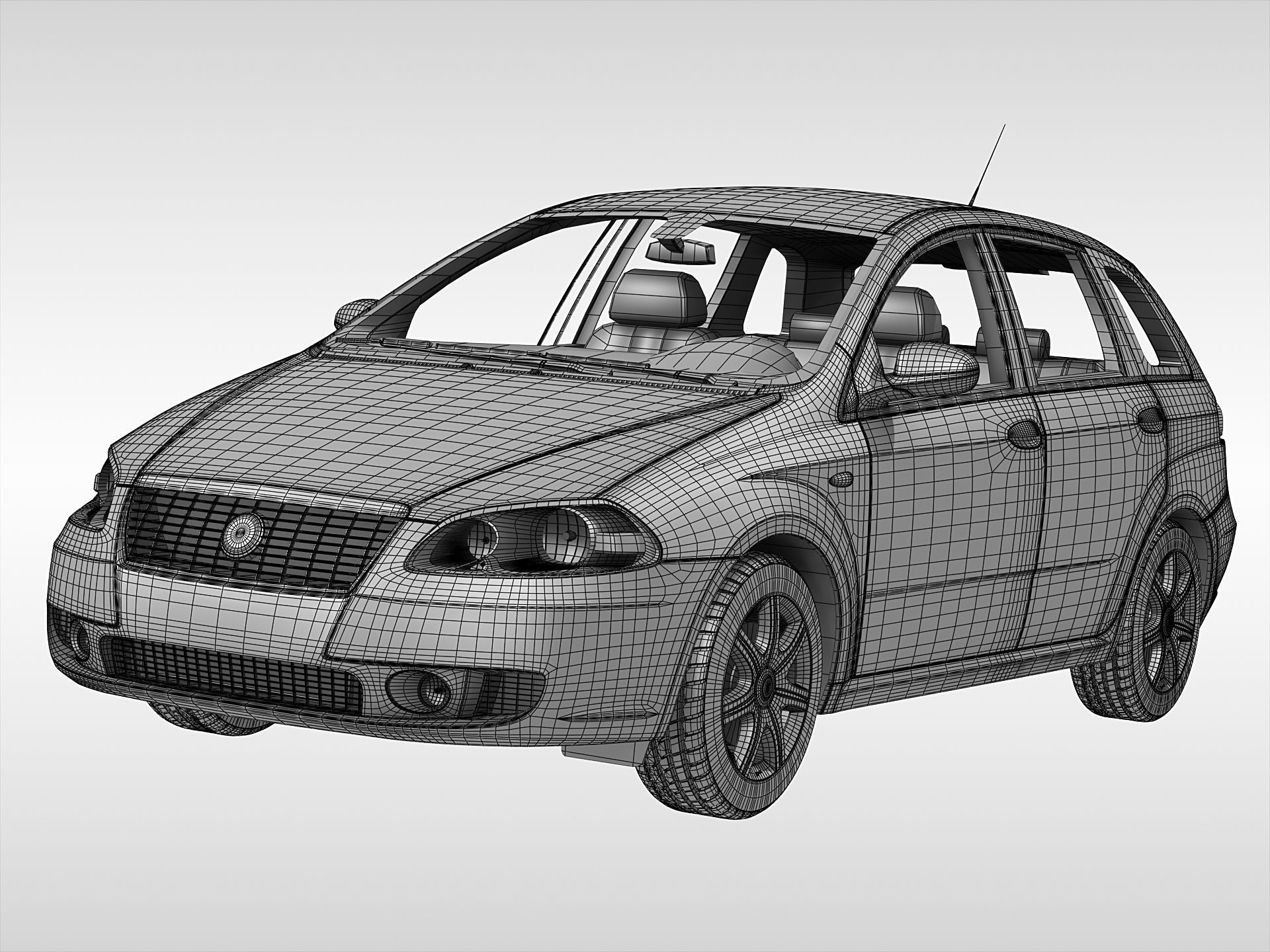 Fiat Croma 2005 - 2007 3D model_11