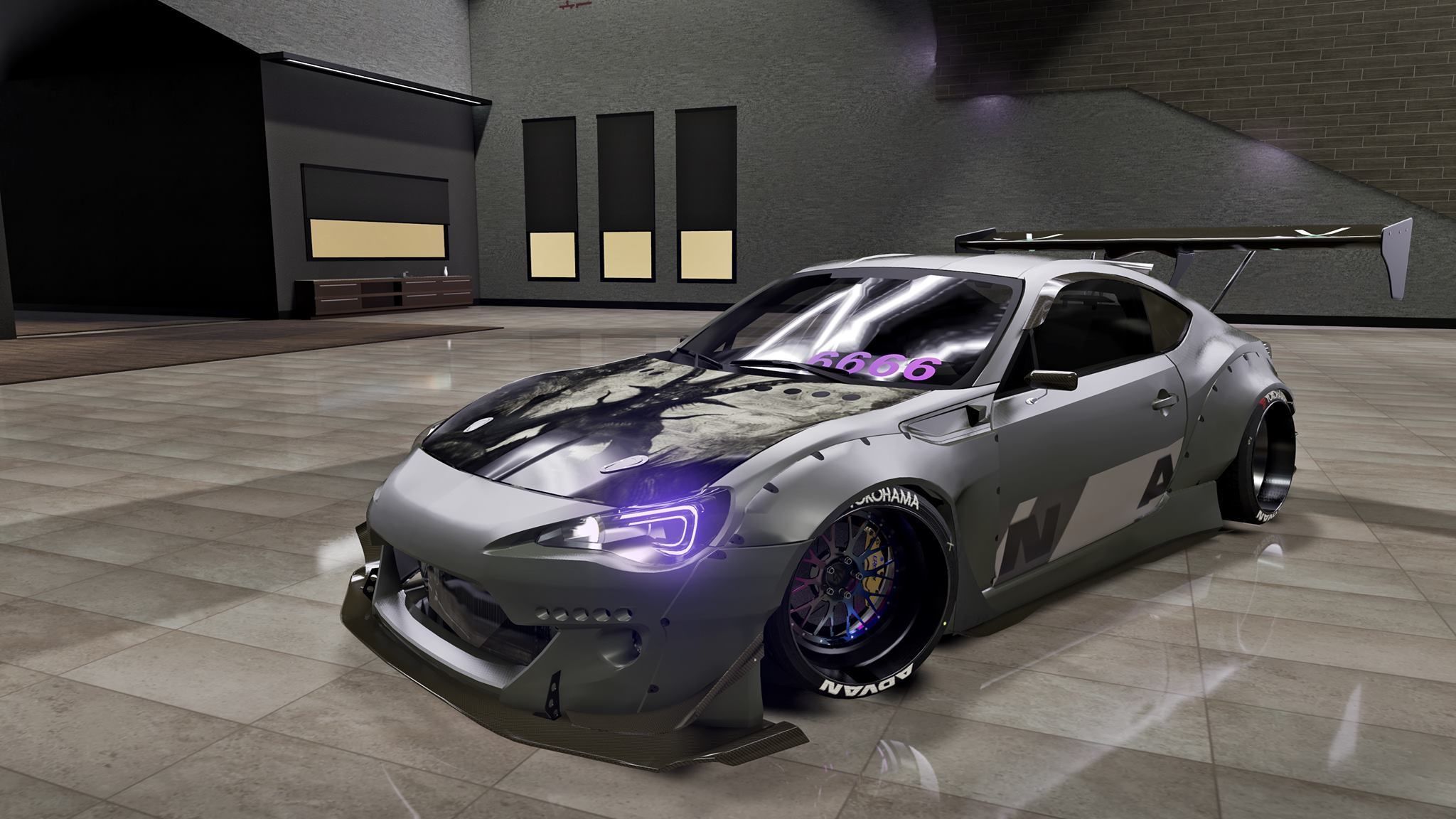 Custom Subaru BRZ  3D model_2