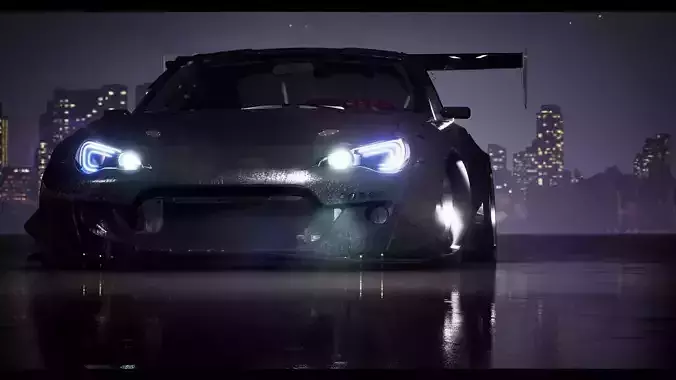 Custom Subaru BRZ  3D model