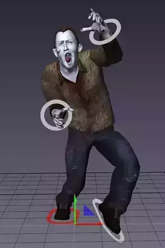 Zombie Male 1 -Rigged Version