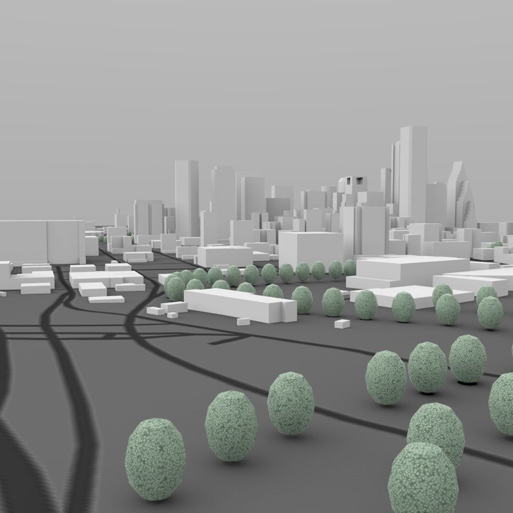 Houston Cityscape in 3ds and obj formats 3D model_5